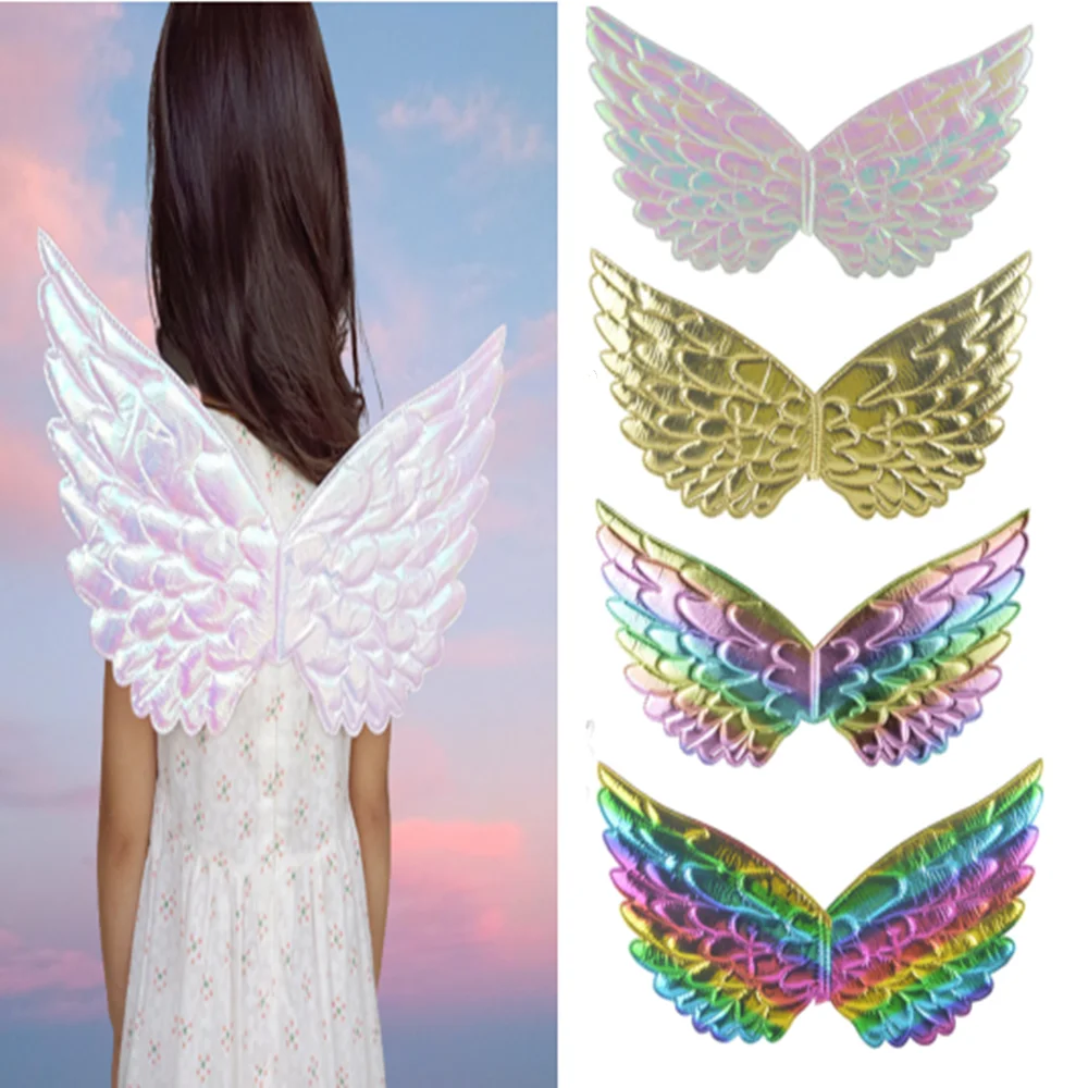 

1pc Rainbow Unicorn Wing Birthday Party Wings Cosplay Props Baby Shower Decorations Halloween Christmas Costume Accessories Gift