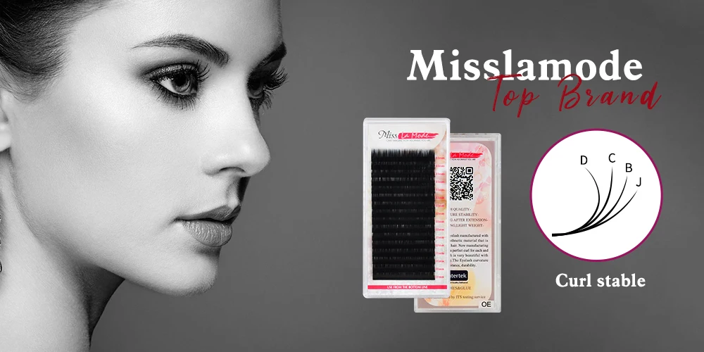 Misslamode 16 рядов/лоток русский объем ресниц поставки наращивание ресниц индивидуальные ресницы для наращивания