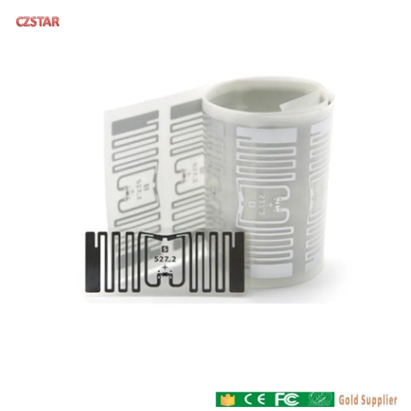 Качество impinj Monza R6 uhf rfid бирка наклейки влажная инкрустация этикетка 860 960MHZ