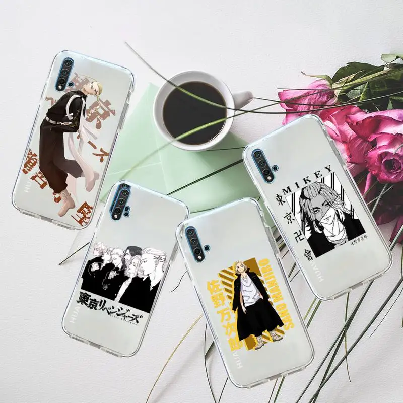 

Tokyo Revengers manjiro sano Phone Case Transparent for Huawei honor P mate Y 20 30 40 10 8 5 6 7 9 i x c pro lite prime smart