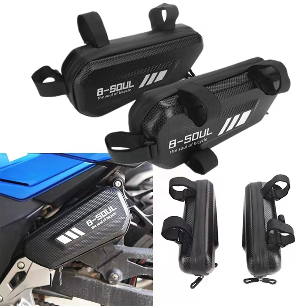 

Refit Guard Bar Side Bag Storage Bag Motorcycle Accessories For Macbor Fun 125 Plus