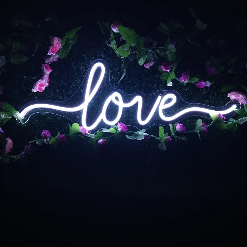 

Anniversary Love Neon Sign Light Custom Wedding Decoration Art For Party Home Bedroom Wall Led Lamp Valentines Day