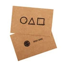 Игра кальмар 10 шт. ТВ кальмар игра пригласительная карточка косплей реквизит игровая карточка аксессуары экшн-Фигурки игрушки