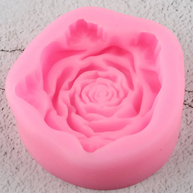 Rose Flower Silicone Mold DIY Wedding Cake Decorating Tools Leaves Cupcake Topper Fondant Chocolate Candy Soap Polymer Clay | Дом и сад