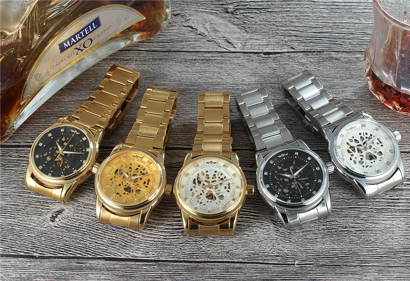 Часы наручные WINNER Мужские механические Классические Автоматические в стиле