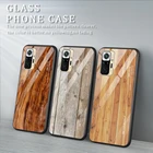 Чехол из закаленного стекла для Xiaomi Redmi Примечание 10 Pro Global смартфон с узором 