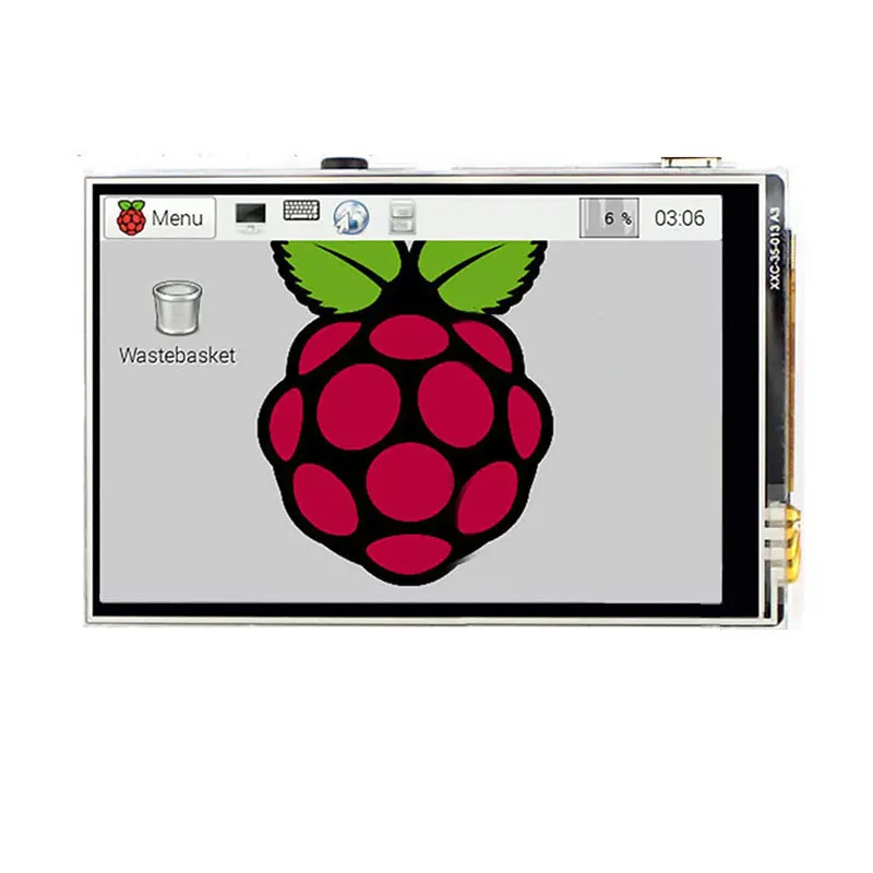 Оригинальный Raspberry Pi 4 модели B 2 ГБ Оперативная память с 3 5 дюймов TFT сенсорный