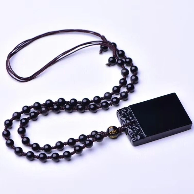 Оптовая продажа Цветные глаза натуральный обсидиан камень брендовые подвески