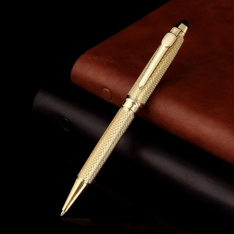 Ручка шариковая Jinhao 163 металлическая классический дизайн | Канцтовары для офиса и