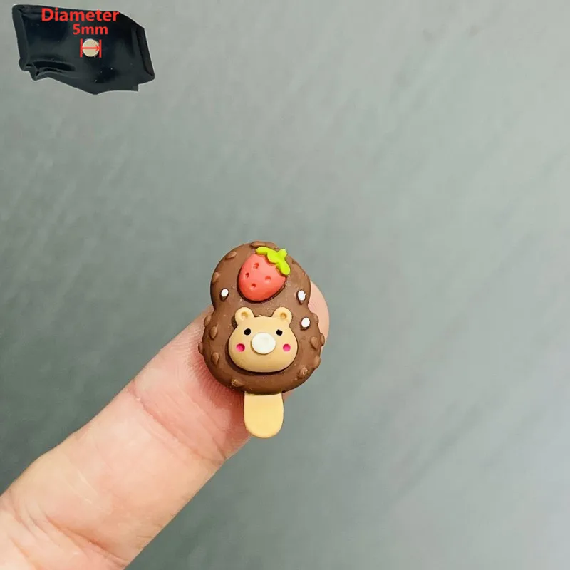 5PCS Resin Children Favorite Food Fridge Magnetic Sticker Carrot Pineapple Strawberry Ice Cream Refrigerator Magnets Souvenir - купить по