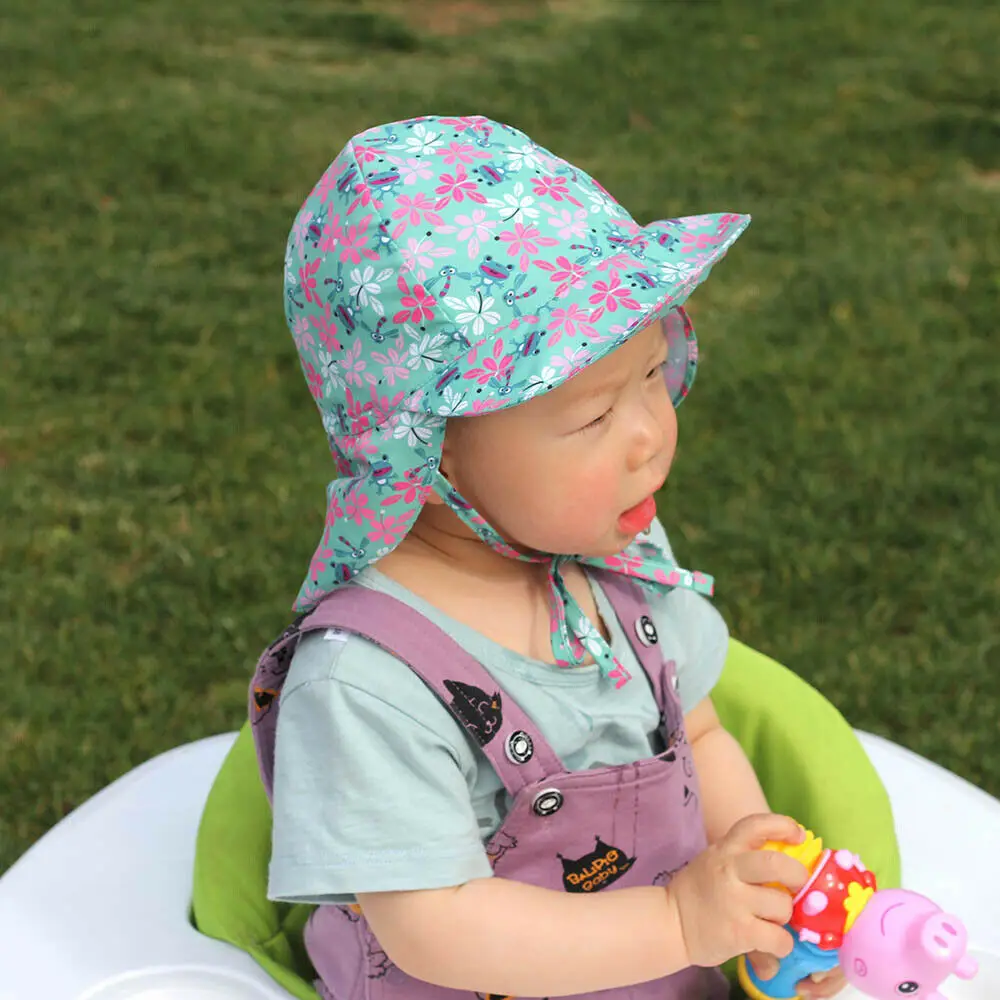 

UPF50+ UV Protection Sun Hats Breathable Baby Kids Boy Girl Unisex Bucket Hats Summer Newborn Sunbonnet Hats Bebe Sun Hat Caps