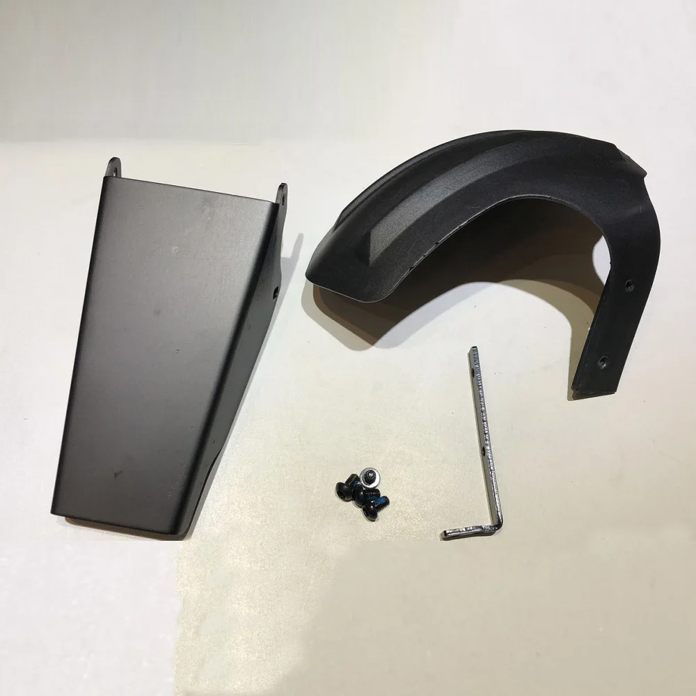 Комплект заднего кронштейна и расширенного крыла задняя подставка с брызговиком