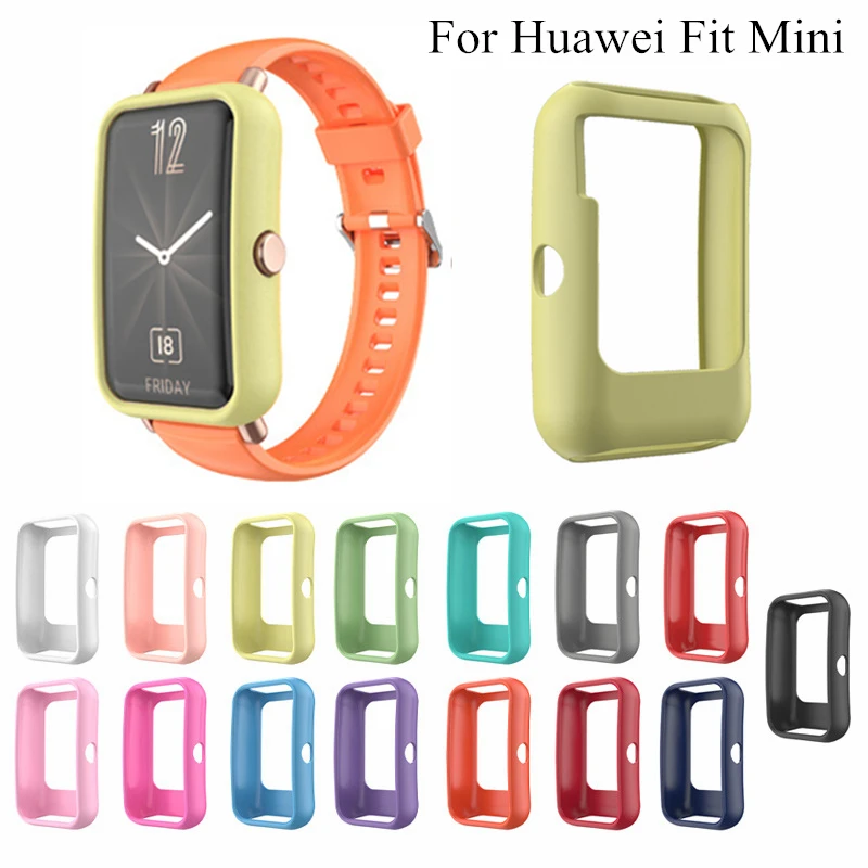 

Чехол для смарт-часов Huawei Watch Fit Mini, цветной защитный чехол, бампер, аксессуары для Huawei Fit Mini