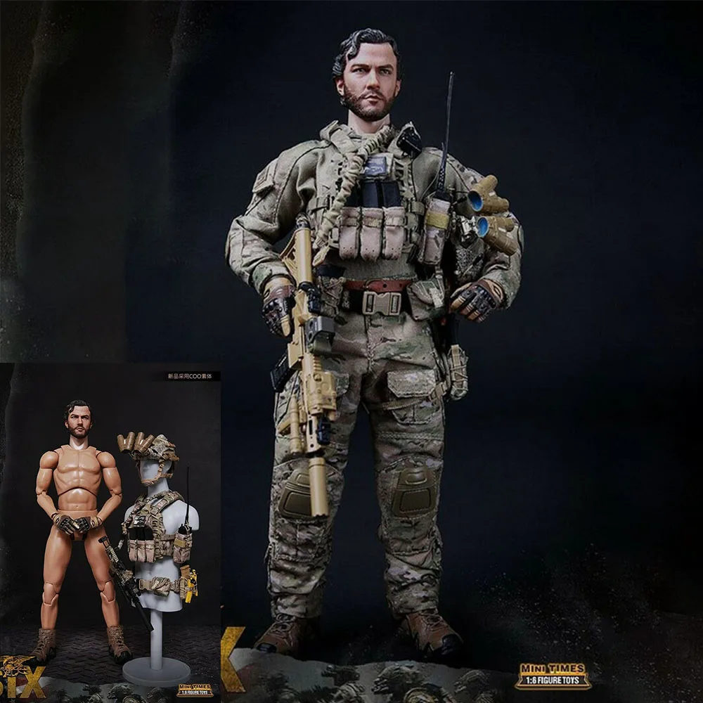 

Mini Times Toys 1/6 Scale US Army New Seal Team M010/M009 12'' Soldier Action Figure Model Full Set Toys for Fans Collection