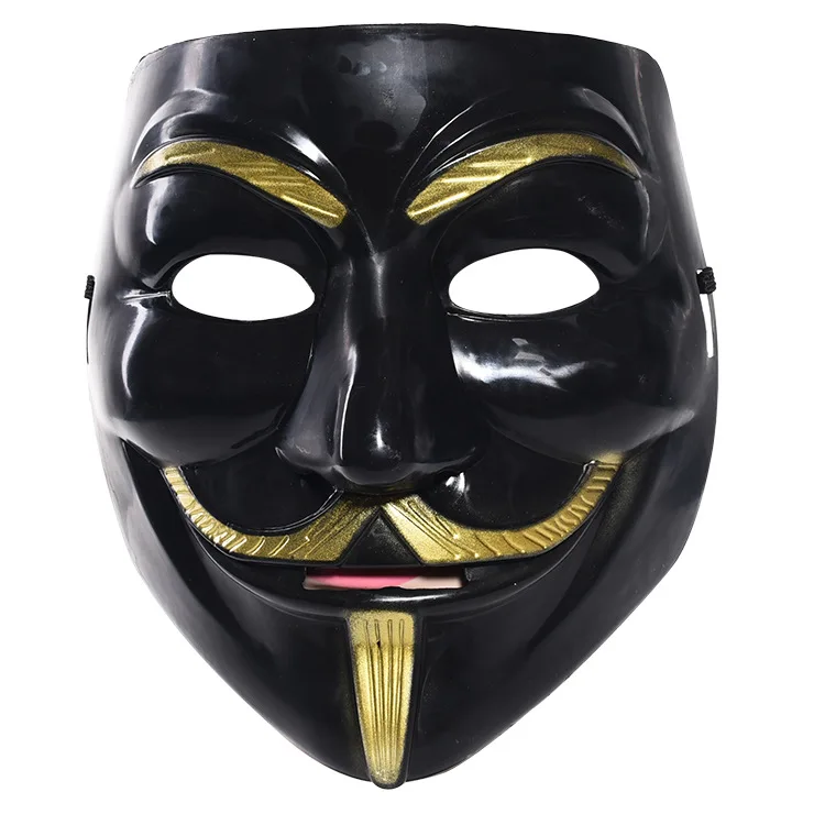 

New Anonymous Carnival Steampunk Cosplay Costumes Anime Cosplay Mask for The Face Headwear Halloween Party Mask Props