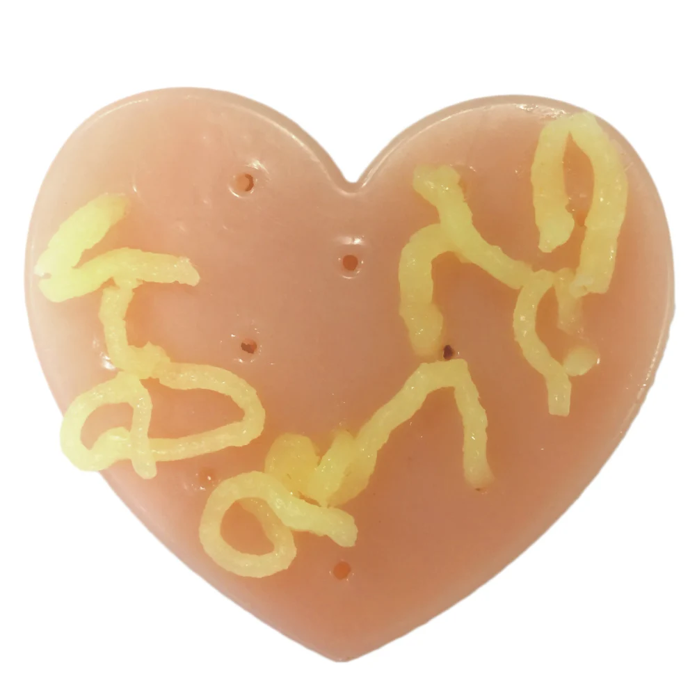 Сердце Форма выжать акне игрушка персик прыщей Popping для снятия стресса