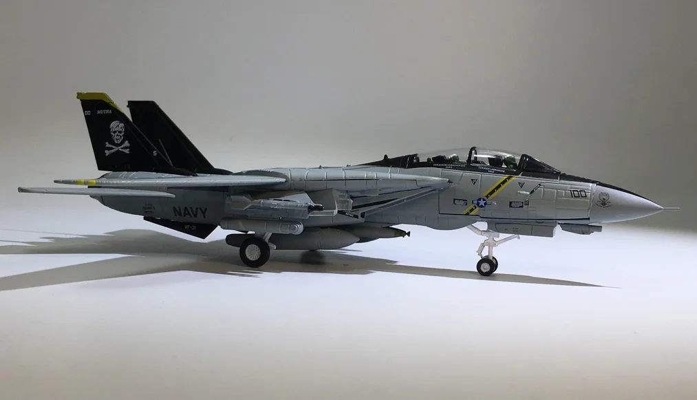 1/100 военная модель игрушки F14 Tomcat F-14A/B AJ200 VF-84 истребитель литой металлический самолет модель самолета для коллекционирования