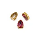 YANRUO КАПЛЕВИДНАЯ Роза коготь стразы Швейные украшения ювелирные изделия аппликации драгоценные камни для рукоделия