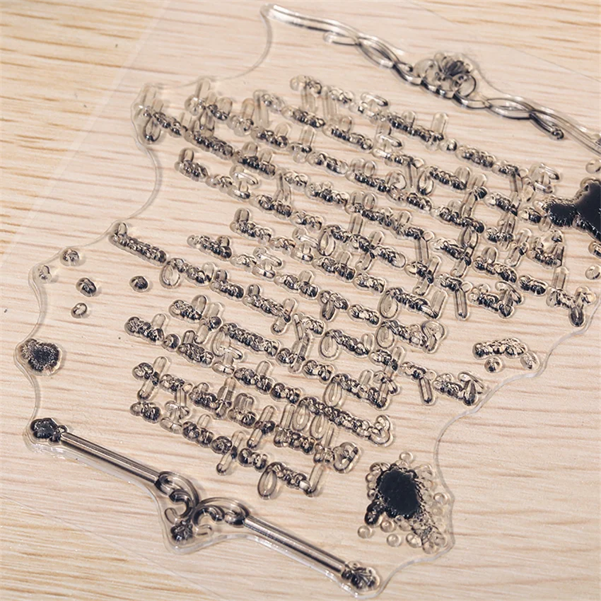 

11x16CM Love poems Transparent Seal Clear Stamps Silicone Seal Roller Stamps DIY Scrapbook Album / Card Production Easter