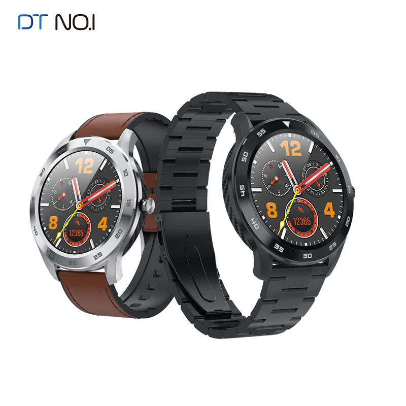 Умные часы DTN O.I No.1 DT98 IP68 Водонепроницаемые круглый экран Full HD 1 3 ЭКГ обнаружение