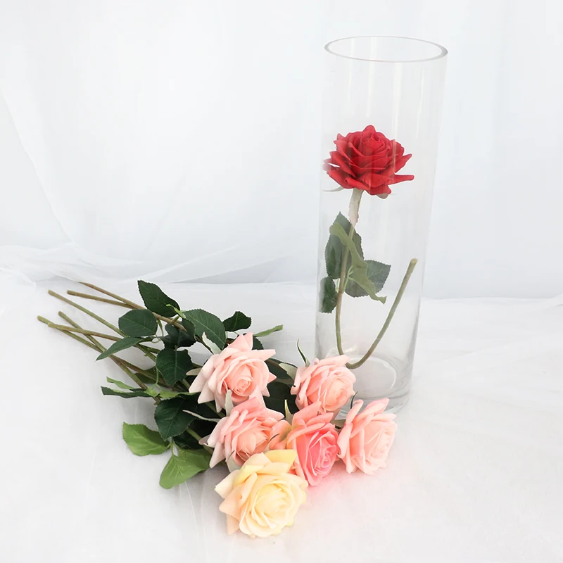 7 шт. увлажняющая роза на ощупь|Искусственные и сухие цветы| |