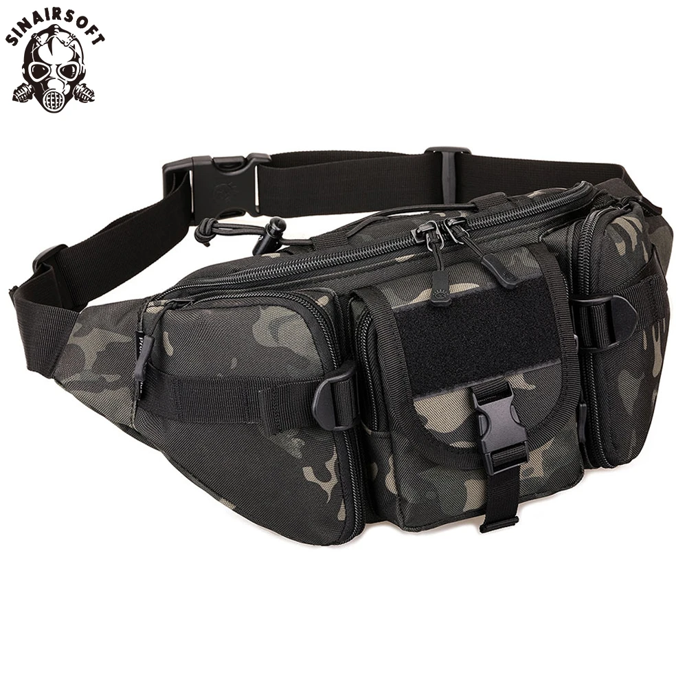 

Тактическая Сумка SINAIRSOFT в стиле милитари, водонепроницаемая поясная Сумка для кемпинга, Спорт на открытом воздухе, рыбалка, велоспорта