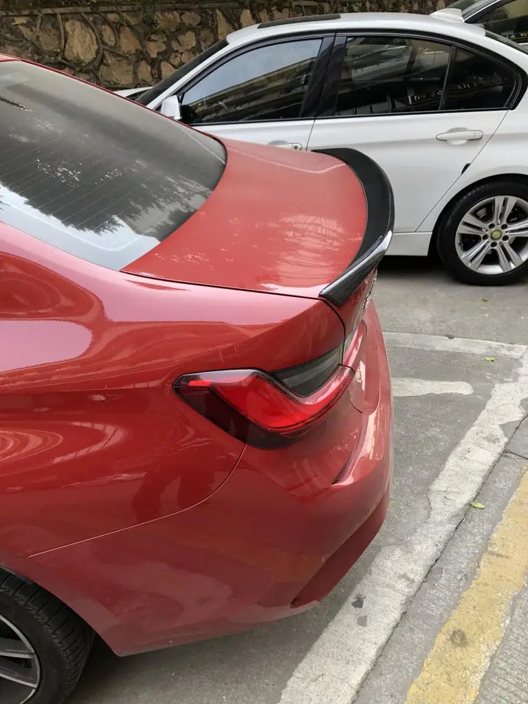 Спойлер для багажника спойлер заднего из углеродного волокна BMW 3 серии G20 G21 2019 2020