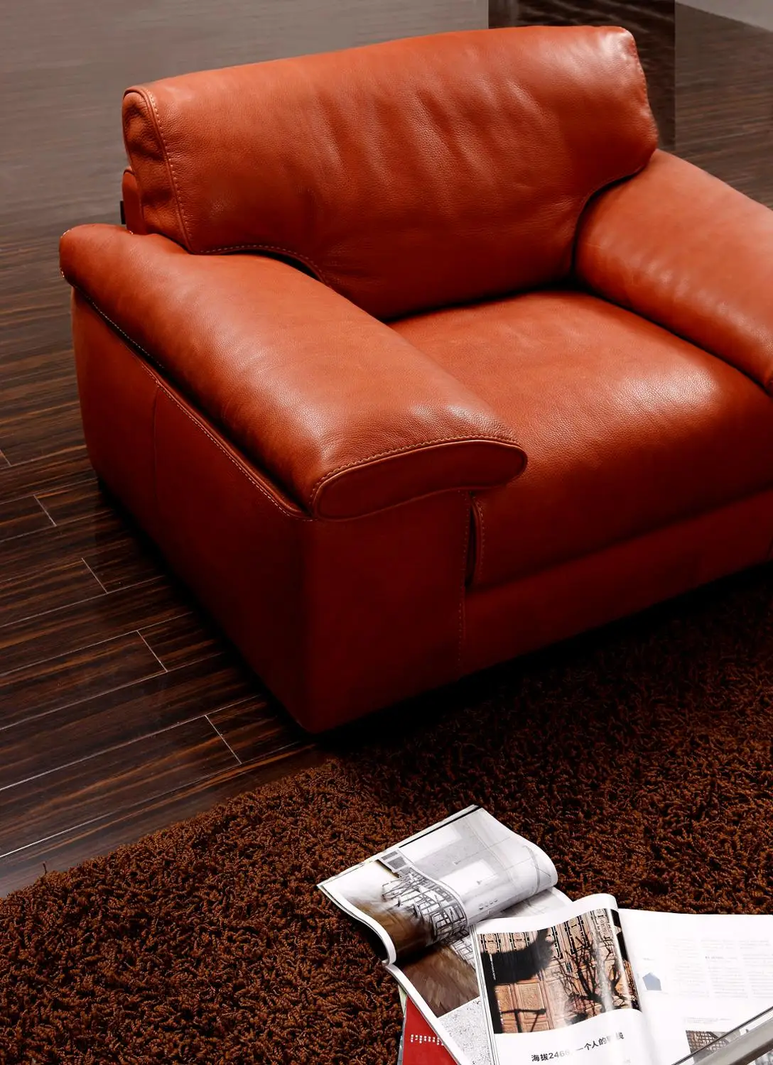 Диван из натуральной кожи Современная Скандинавская мебель для гостиной 1 + 2 3