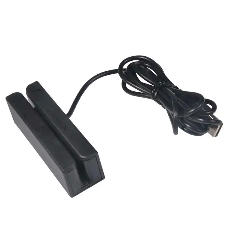 MSR580 Универсальный USB Магнитный кардридер 3 трека Mini Mag Hi-Co Swiper POS Reader Работает на