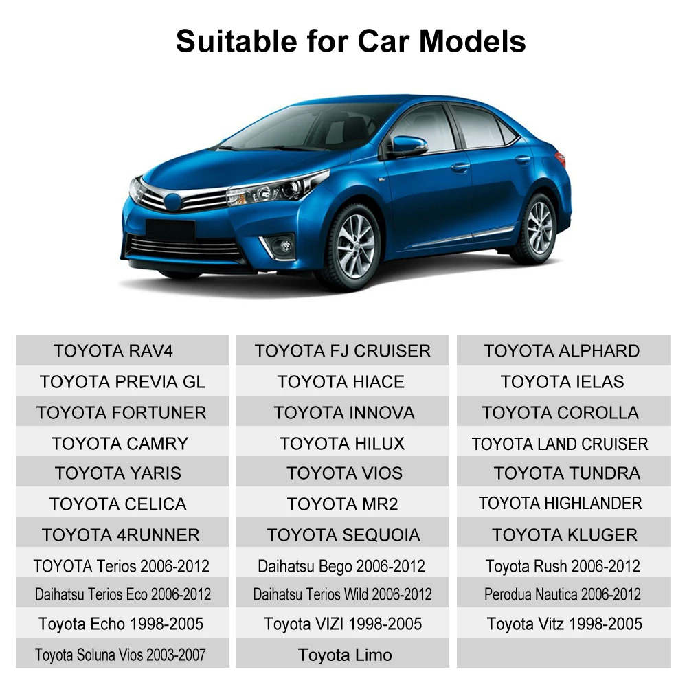 

REAKOSOUND 2Din Car Radio 7'' Android 10 radio Multimedia Player for Toyota Volkswagen Hyundai Kia Suzuk Nissan Honda Audi Lada