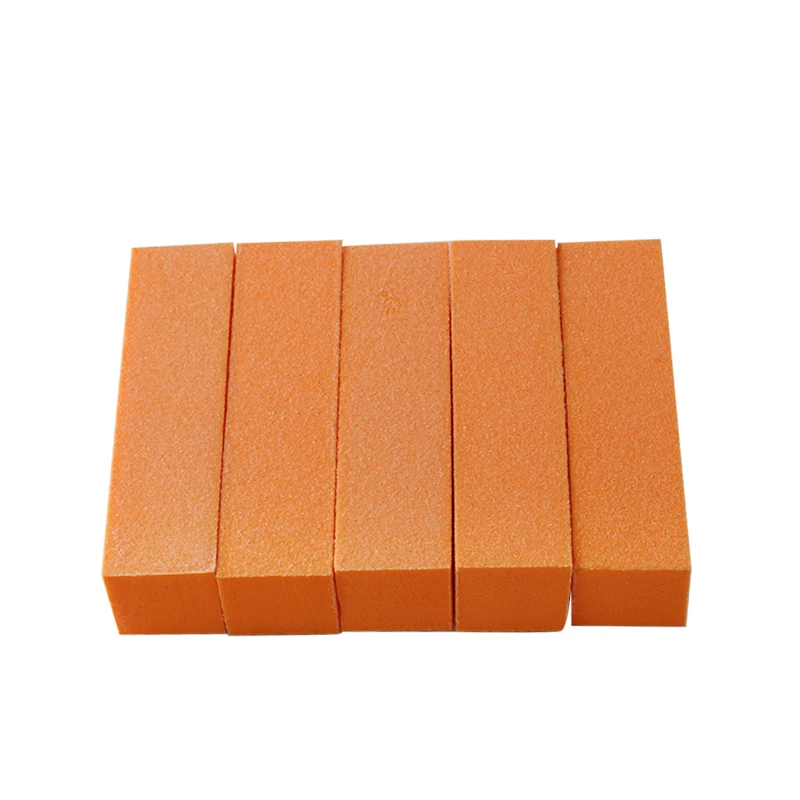 orange 5pcs Профессиональная пилка для полировки ногтей 5 шт. маникюрные инструменты Полировочный блок Наждачная губка инструменты для дизайна ногтей Гель-лак для ногтей - Цвет: orange 5pcs