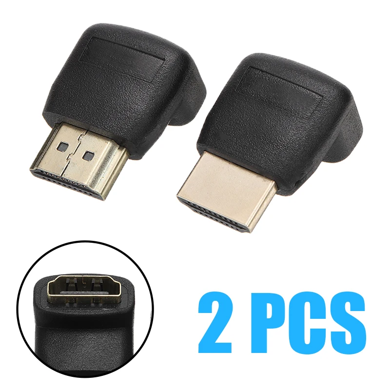 Mayitr 2 шт 90 градусов+ 270 градусов прямой угол HDMI адаптер «Папа-мама» разъем для 1080P HDTV HDMI адаптер