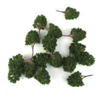 20pcs model tree 7 5cm green train railroad architecture diorama n scale for diy crafts or building models