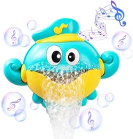 baby bath toys bubble machine crabs frog music kids bath toy bathtub soap automatic bubble maker baby bathroom toy for children