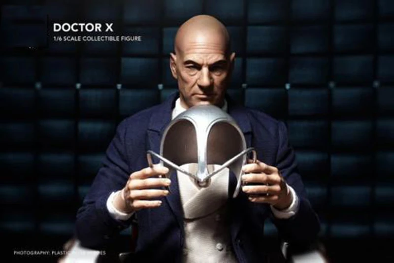 

In Stock 1/6 Doctor X Patrick Stewart Male Figure Model Full Set 12'' Action Body For Collection