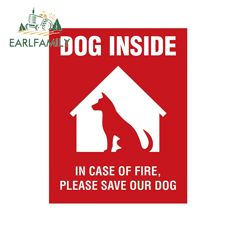 EARLFAMILY 13 см x 10,3 см для сервисной собаки, аварийно-спасательные автомобильные наклейки, наклейки на двери автомобиля, наклейка на лобовое стекло, окклюзия, царапины