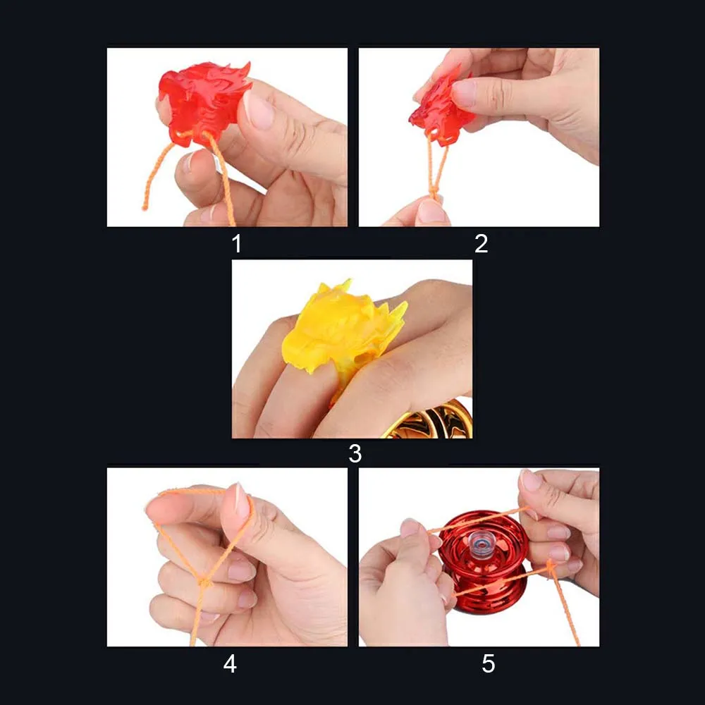 

New Kids Funny Aluminum Alloy Responsive YoYo Ball Kids Toy Entertainment Gifts for Children Beginners Learner