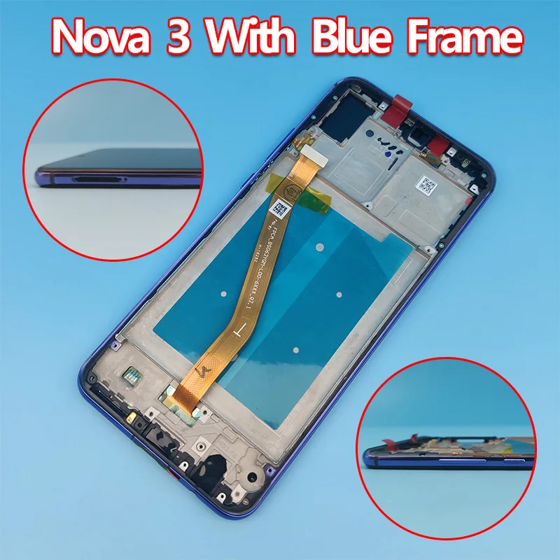ЖК-дисплей для huawei Nova 3i+ сенсорный экран INE LX2 L21 сменный ЖК-дисплей для huawei Nova 3 lcd PAR LX1 LX9 экран