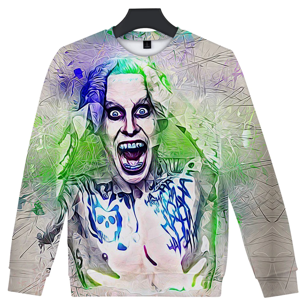 

Модный смешной свитшот с длинным рукавом в стиле хип-хоп на осень, модный мужской/женский Свитшот без капюшона с юмором, толстовка без капюш...