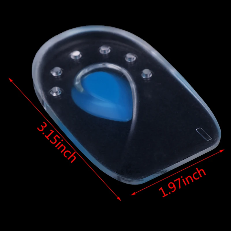 

Men Women Support Shoe Pad Relief Foot Pain Soft Inserts Foot Pain Protectors High Heel Insert Silicone Gel Heel Cushion Insoles