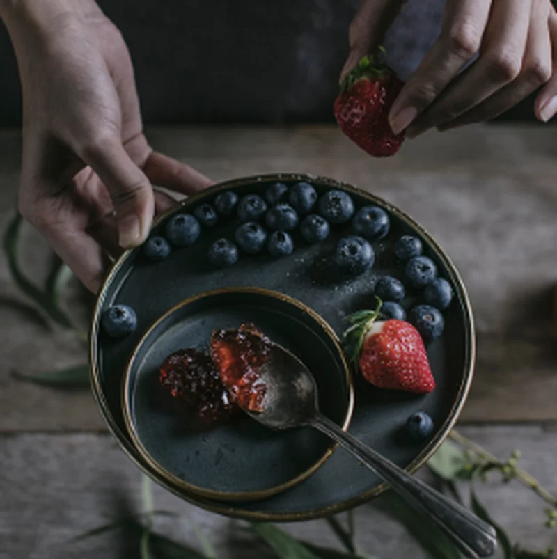 Домашний Винтаж античный круглый металлический поднос Ретро блюдо хлеб лоток