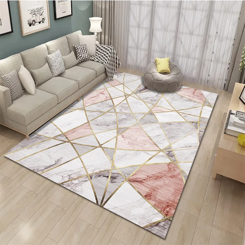 

Nordic style printed carpet, living room carpet, bedroom carpet, washable carpet, home decoration carpet