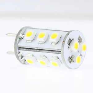 Приглушаемая Светодиодная лампа GY6.35 G6.35, светодиодная лампа с 15 светодиодами, 3528SMD, 12 В постоянного тока, 12 В переменного тока, 180-198lm, светодиодная лампа с белым теплым белым светом, 1 шт.лот