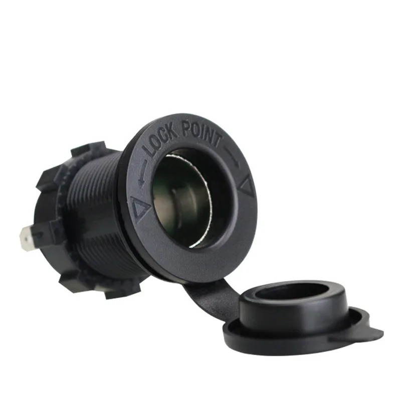 

Cigarette Lighter Socket Plug for Car Boat Motorcycle Cigarette Lighter Phone Charger Socket Power Plug Outlet 12V Waterproof