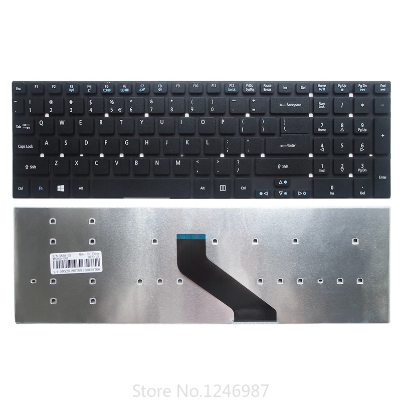 

New US Keyboard for Acer Aspire E1-522 E1-530 E1-530G E1-572 E1-572G E1-731 E1-731G E5-551 E5-551G E5-531 E5-531G E5-511P
