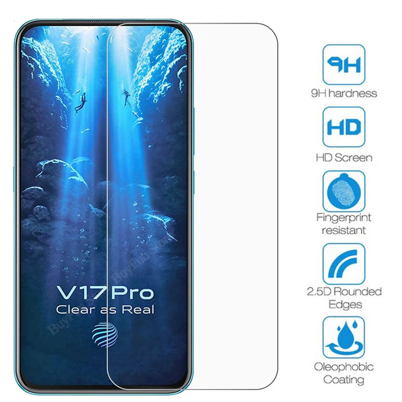 Закаленное стекло для vivo V17 Pro с защитой от царапин V15 V 15 17 9H 2.5D Премиум Защитная