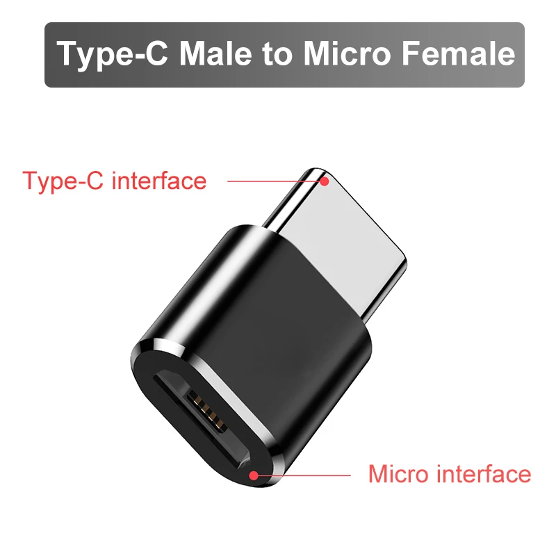 Oppselve usb type C OTG адаптер Женский USB на штекер type-C адаптер для Macbook Nexus 5X6 P Oneplus 3 2 зарядное устройство данных USB C кабель - Цвет: TYPE C MALE TO MICRO