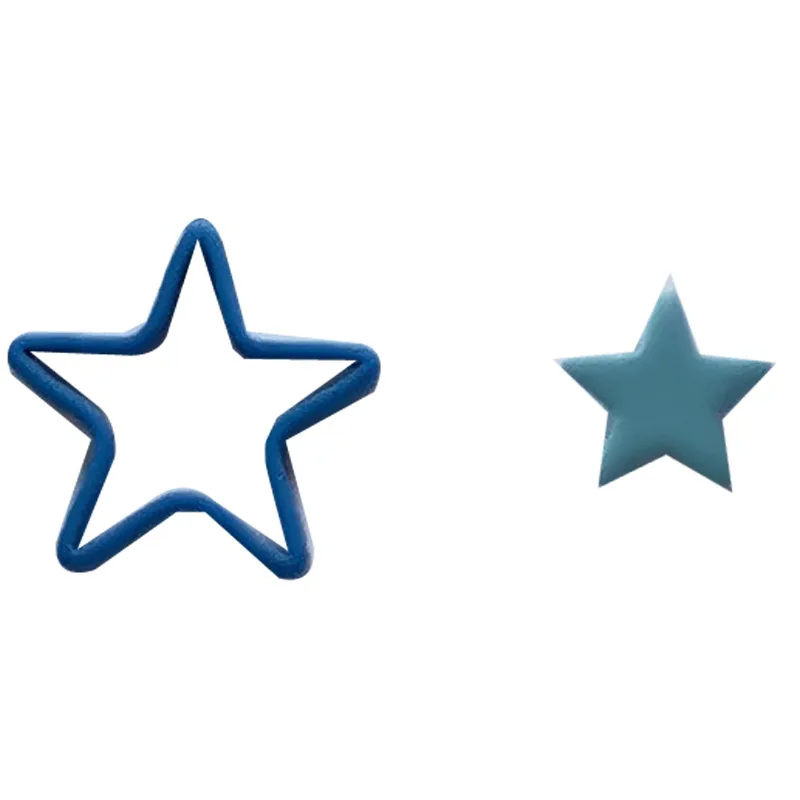 

VENTFILLE 925 Sterling Silver Simple and Small Star Stud Earrings Personality Asymmetrical Matte Ears Fashion Jewelry Gift