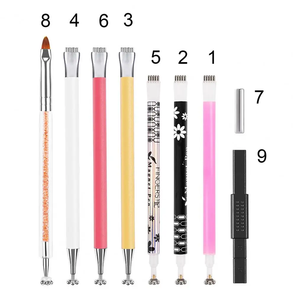 

Cat Eyes Pen Magnetic Strip Effect 3D Acrylic DIY Nail Line Drawing Pen for Female