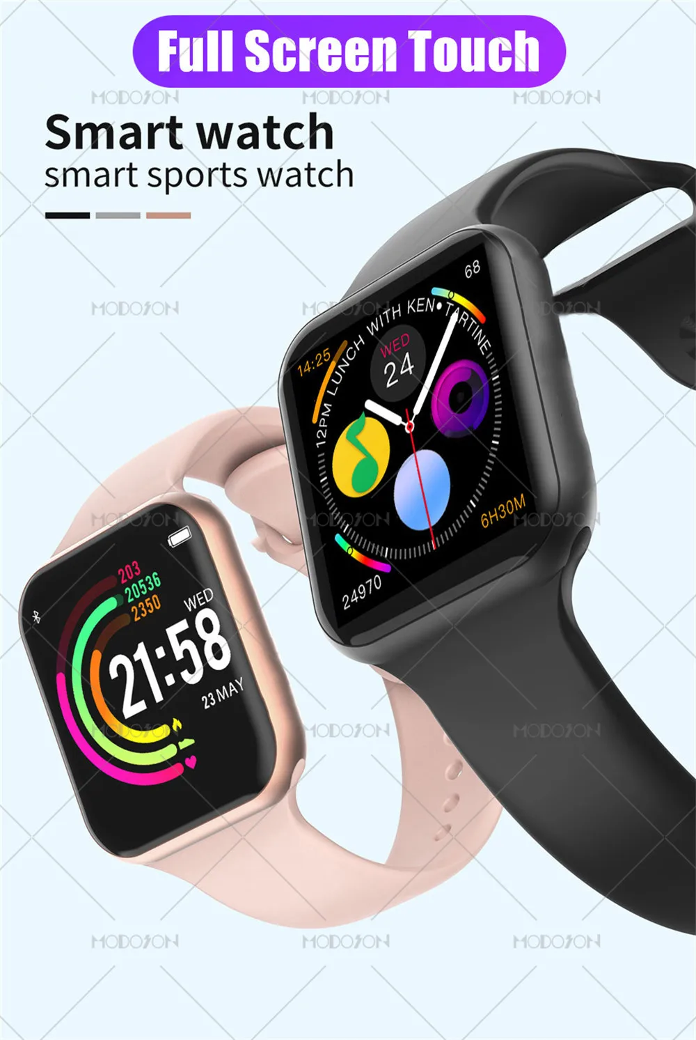 MODOSON Смарт-часы iwo 11 Lite Series 5 4 пульсометр кровяное давление фитнес-часы SmartWatch iwo 12 11 для Apple iphone Android
